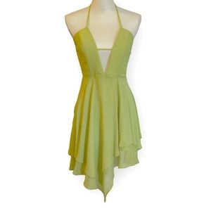 Michael Costello X Revolve - Brighton Dress - Citron Green - Small